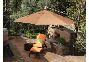 AKZ PLUS 13' Octagonal Aluminum Cantilever Patio Umbrella
