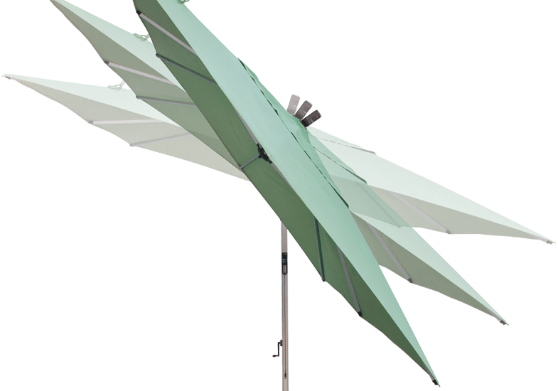 AKZ PLUS 10' x 13' Rectangular Aluminum Cantilever Patio Umbrella