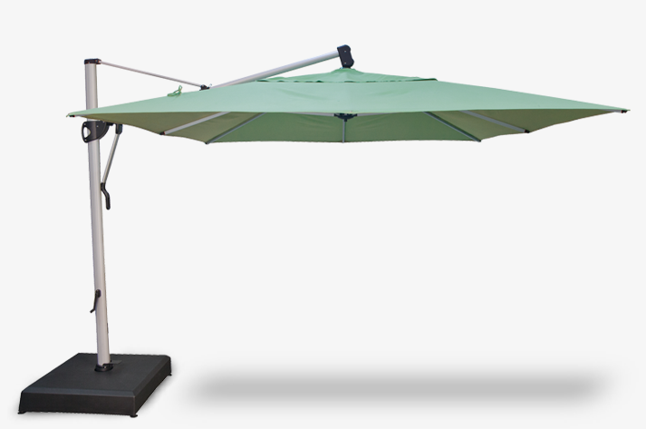 AKZ PLUS 10' x 13' Rectangular Aluminum Cantilever Patio Umbrella