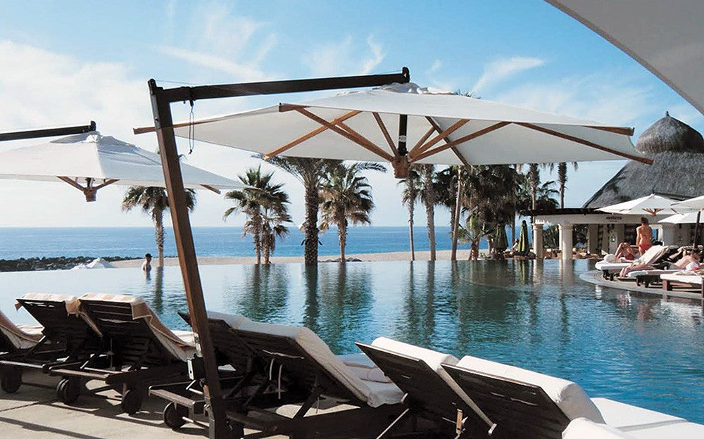 FIM C-series 10.5' Hexagon Offset Patio Umbrella