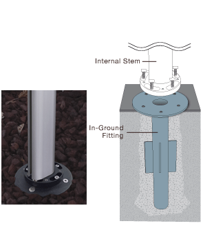 Jardinico Sidepost Crank Lift Patio Umbrella JCP.301