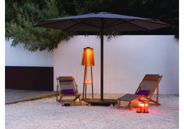 15' outdoor patio umbrella Jardinico Centerpost Crank Lift 15' Octagon Patio Umbrella JCP.201