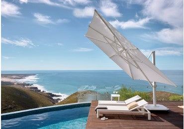 large side post patio umbrellas Jardinico Giant Sidepost Crank Lift Patio Umbrella JCP.401