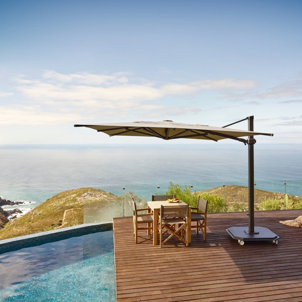 Jardinico Giant Sidepost Crank Lift Patio Umbrella JCP.401