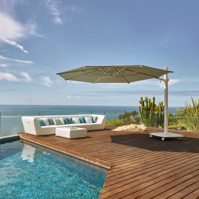 Jardinico Giant Sidepost Crank Lift Patio Umbrella JCP.401