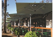 Shademaker Orion 9'9 Square Crank Lift Offset Patio Umbrella (SMOR30S)