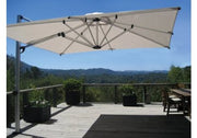Shademaker Polaris 11'5 Crank Lift Offset Patio Umbrella (SMPOLARIS35S)