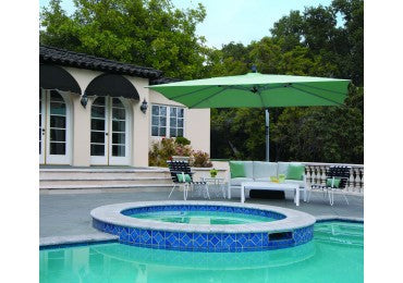 AKZ PLUS 10' x 13' Rectangular Aluminum Cantilever Patio Umbrella AKZ PLUS 10' x 13' Rectangular Aluminum Cantilever Patio Umbrella