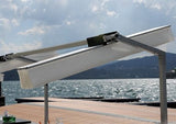 FIM Flexy Aluminum 10' x 16' Rectangular Offset Patio Umbrella