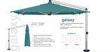 Shademaker Galaxy 16'4 Crank Lift Octagon Patio Umbrella (SMGALAXY50)