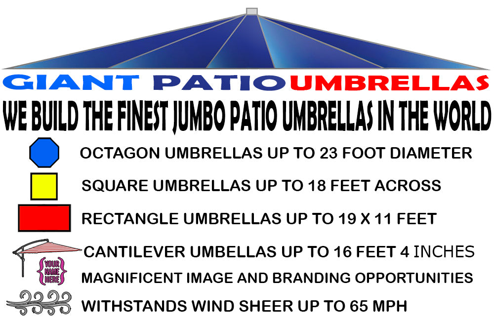 Giant Patio Umbrellas