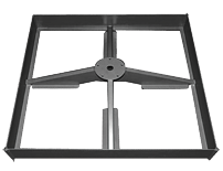 Shademaker Sirius 8'9 Square Crank Lift Offset Patio Umbrella (SMSR27S)