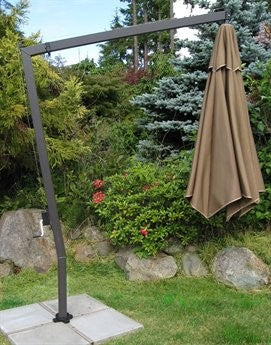FIM C-Series 10.5' Hexagon Cantilever Patio Umbrella