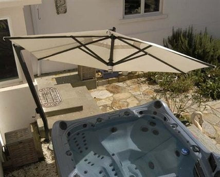 FIM C-Series 10.5' Hexagon Cantilever Patio Umbrella