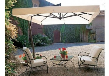 FIM P-Series 9.5' Square Cantilever Patio Umbrella 9.5' x 9.5'