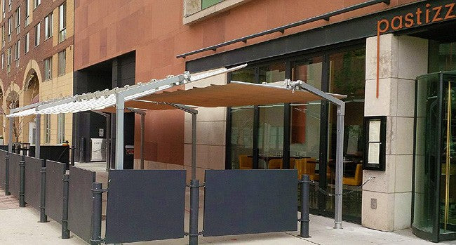 FIM Flexy Aluminum 10' x 10' Rectangular Offset Patio Umbrella
