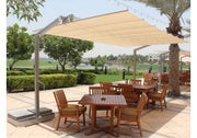 FIM Flexy Aluminum 8' x 16' Rectangular Offset Patio Umbrella
