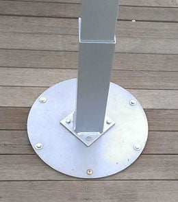 FIM P-series 10 x 13 Crank Lift Cantilever Patio Umbrella