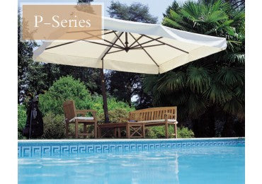 FIM P-series 10 x 13 Crank Lift Cantilever Patio Umbrella