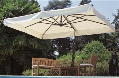 FIM P-series 10 x 13 Crank Lift Cantilever Patio Umbrella
