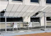 FIM Flexy Aluminum 10' x 16' Rectangular Offset Patio Umbrella