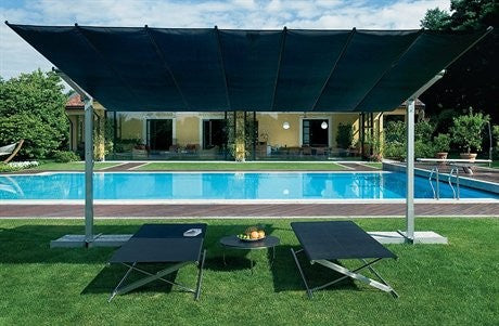 FIM Flexy Aluminum 10' x 14' Rectangular Offset Patio Umbrella