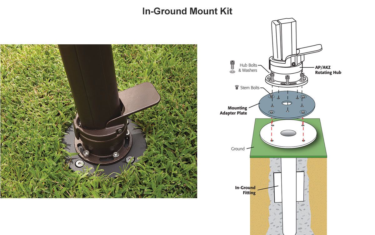 Treasure Garden 11.5' Square Cantilever Umbrella