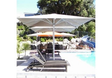 Shademaker Astral 11'5 Square Pulley Lift Patio Umbrella (SMASTRALTC35S)