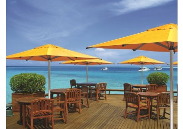 Shademaker Astral 11'5 Square Pulley Lift Patio Umbrella (SMASTRALTC35S)