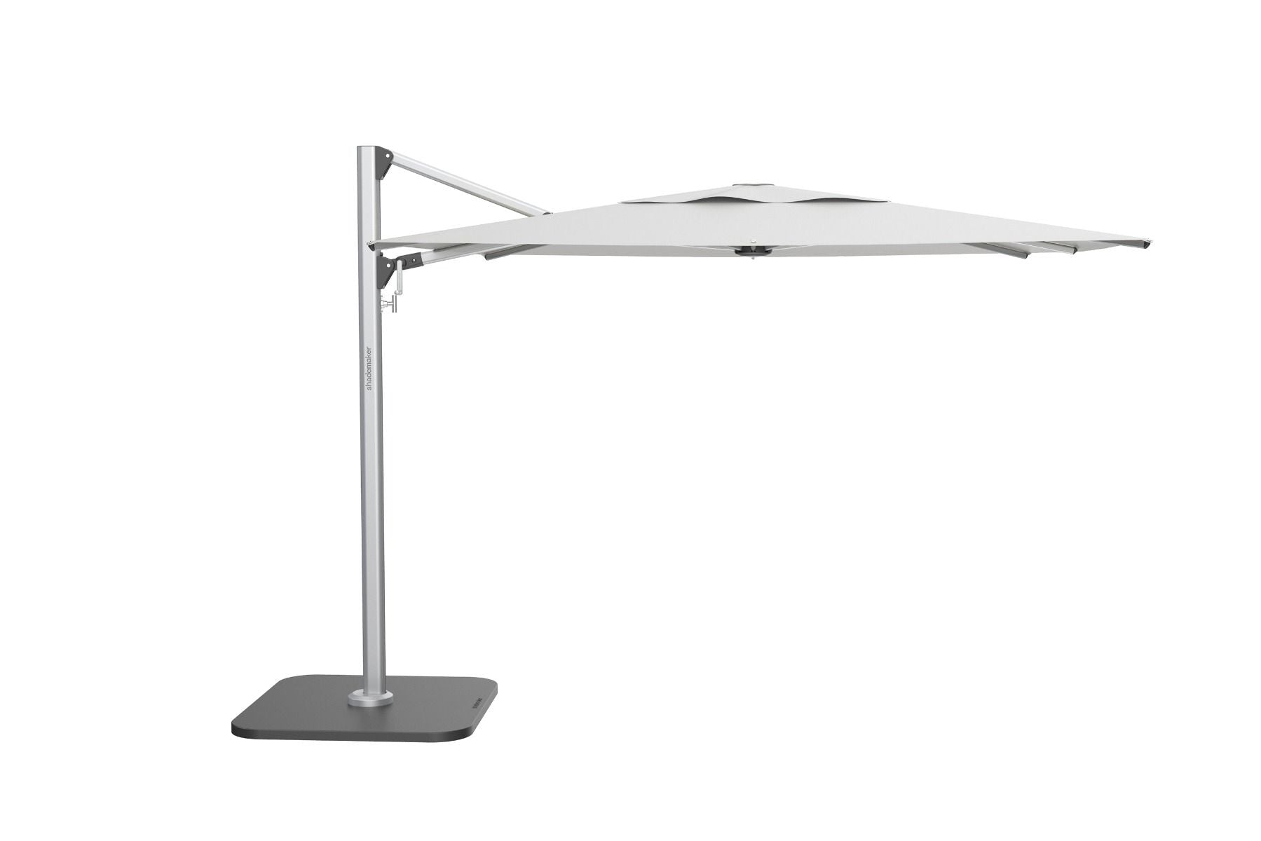 Shademaker Solaris 10' Square Crank Lift Offset Patio Umbrella (SOL-30S)