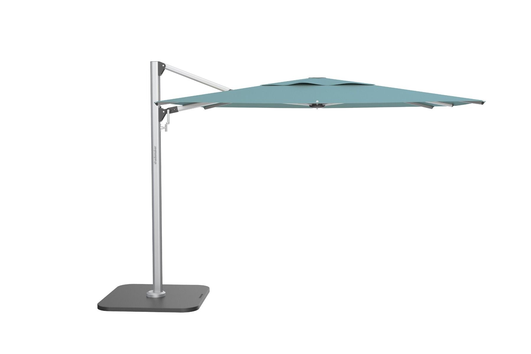 Shademaker Solaris 10' Square Crank Lift Offset Patio Umbrella (SOL-30S)