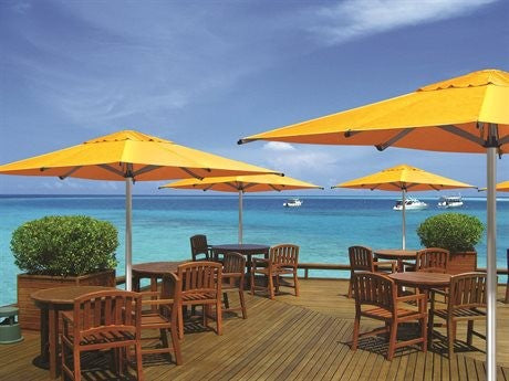 Shademaker Astral 13' Square Pulley Lift Patio Umbrella (SMASTRALTC40S)