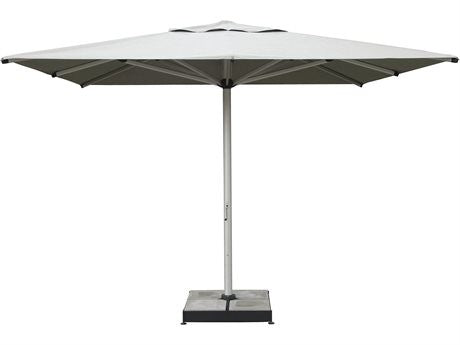 6 square tilting patio umbrella Shademaker Astral 16'6 Square Crank Lift Patio Umbrella (AST-50S)