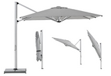 Shademaker Sirius 9'9 Square Crank Lift Offset Patio Umbrella (SMSR30S)